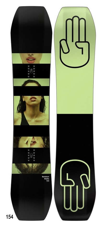 Сноуборд Bataleon WALLIE 154 Black/green (10.18.WALL), RCH_20108