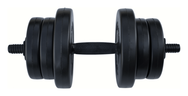 Гантель композитний RN-Sport 11 кг - 1 шт., RNS_BDone-11