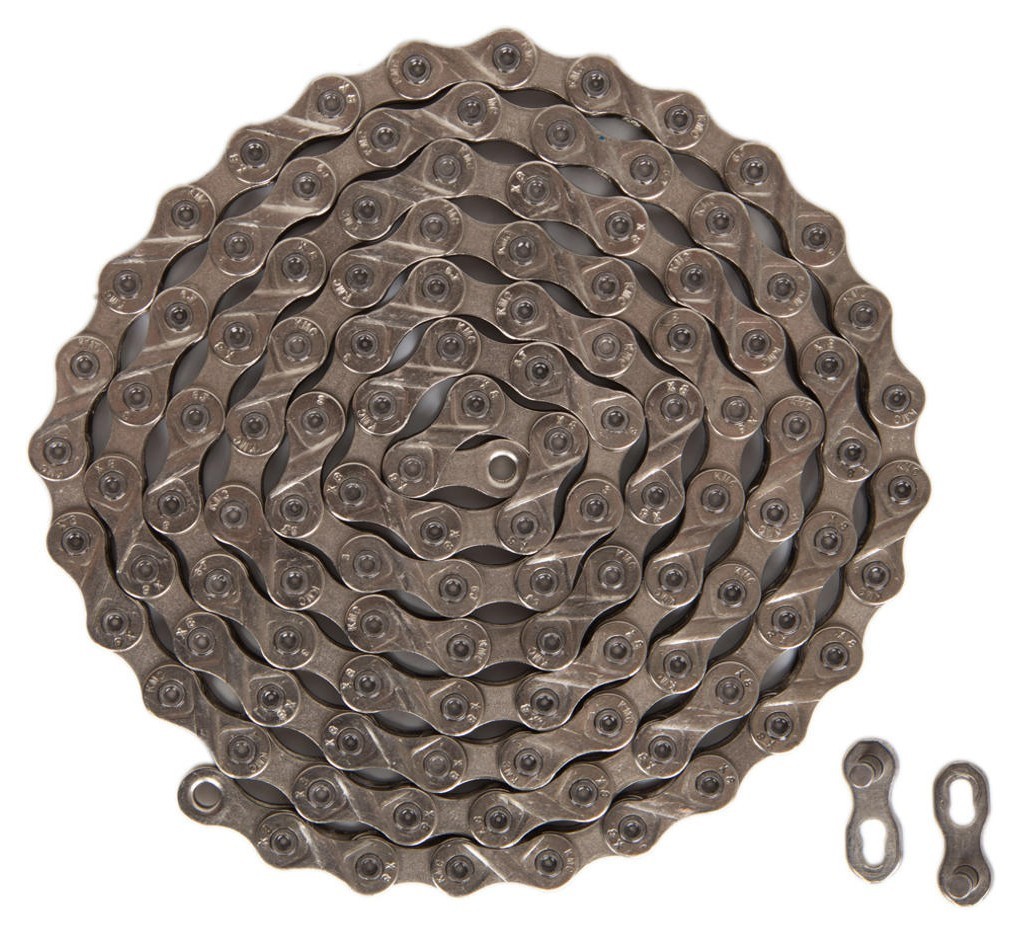 Цепь 8 116 зв. замок KMC X8 silver/silver, CHA-204